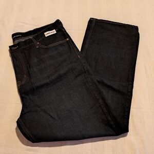 Old Navy men's size 42 x 32 dark wash loose fit jeans New